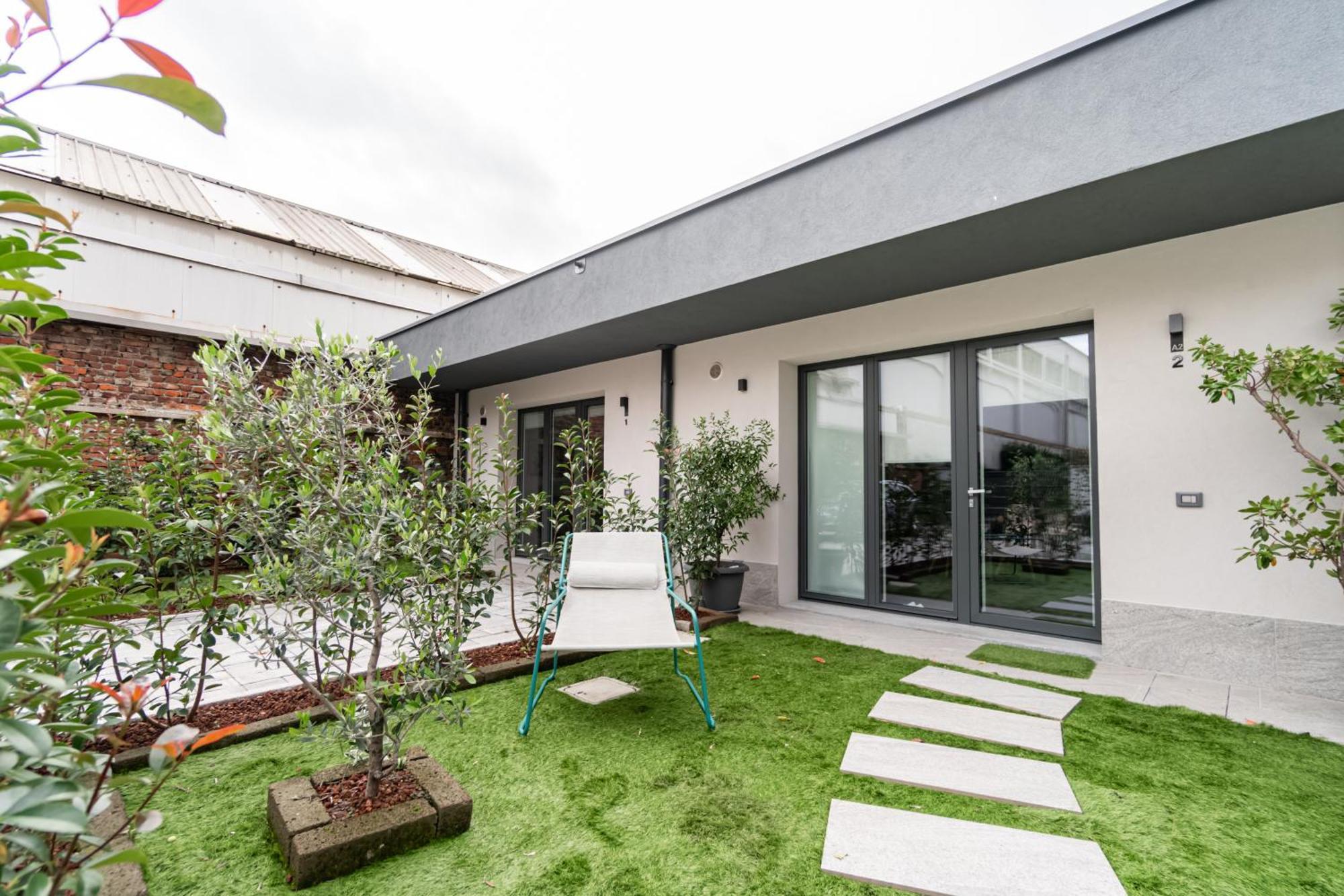 Ferienwohnung Urban Garden Lofts By Blue Velvet Livings Mailand Exterior foto